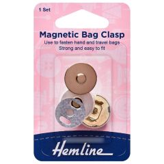 Magnetic Bag Clip - Gold