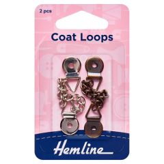 Coat Loops: Bronze/ Nickel