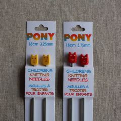 Children's Knitting Pins: Single Ended: 18cm