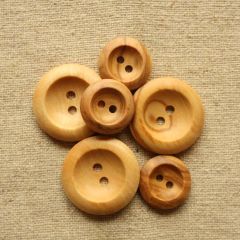 Olive Wood Button