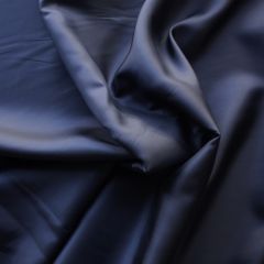 Cupro Bemberg Lining: Dark Navy Blue | Dressmaking Fabric