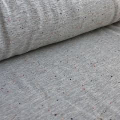 Cotton Sweatshirt Fleece: Light Grey Fleck