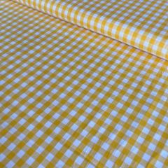 Yarn Dyed Cotton Gingham: Yellow