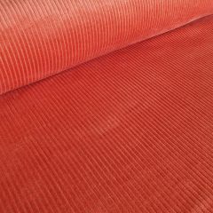 Cotton 4.5 Wale Washed Corduroy: Orange | Dressmaking Fabric