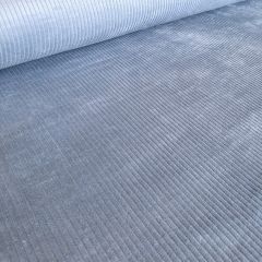 Cotton 4.5 Wale Washed Corduroy: Pale Blue | Dressmaking Fabric