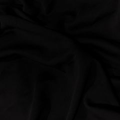Cotton Rich Sweatshirting: Black | Dressmaking Fabric: Bolt End