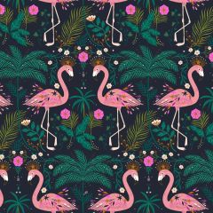 Flamingo 2237 | Jungle Luxe Quilting Cotton | Dashwood Studio