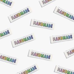 Handmade Rainbow | 6 Sew-in Woven Labels | Kylie and the Machine
