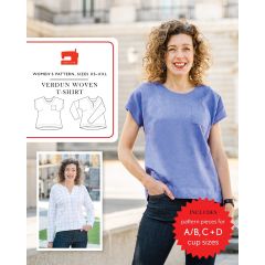 Verdun Woven T-Shirt | Liesl & Co | Sewing Pattern