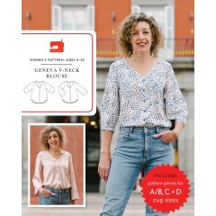 Geneva Vneck Blouse | Liesl & Co | Sewing Pattern