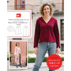 Melville Cardigan and Vest | Liesl & Co | Sewing Pattern