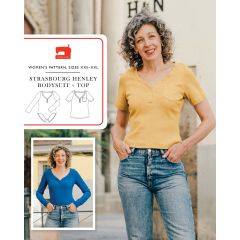 Strasbourg Henley Bodysuit and Top | Liesl & Co | Sewing Pattern 