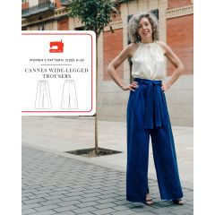 Cannes Wide-Legged Trousers | Liesl & Co | Sewing Pattern