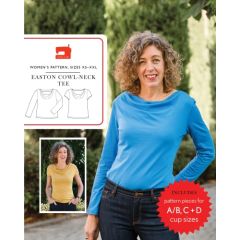 Easton Cowl Neck Tee | Liesl & Co | PDF Sewing Pattern
