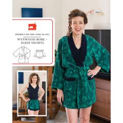 Wynwood Robe & Sleep Shorts | Liesl & Co | PDF Sewing Pattern