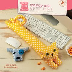 Desktop Pets Wrist Rest | Straight Stitch Society | PDF Sewing Pattern
