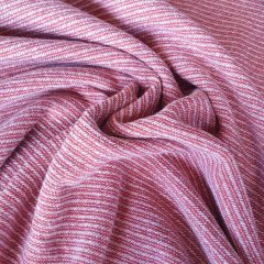 Diagonal Stripe Orange Jacketing | Dressmaking Fabric