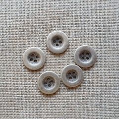 Four Hole Metal Button: 18mm