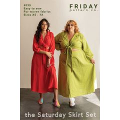 Saturday Skirt Set | Friday Pattern Company | Sewing Pattern