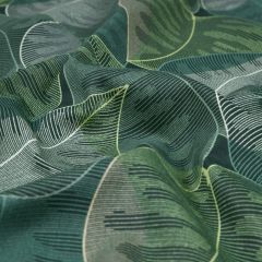 Pilliga Big Leaf Cotton: Green | Interiors Furnishing Fabric