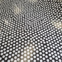 Spotty Black | Cotton PVC Table Covering | Interiors Fabric