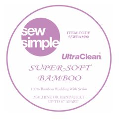 Super-Soft 100% Bamboo Wadding