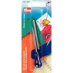 Prym Metal Awl | Tailors Tool with Point Protector | 611222