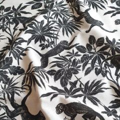Toile Savoie: Sapajou Black | Interiors Furnishing Fabric