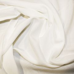 Viscose Challis: Ivory | Dressmaking Fabric