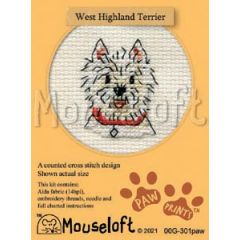 West Highland Terrier Paw Print