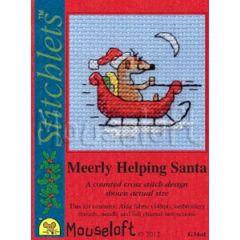 Merrily Helping Santa: WITH CARD