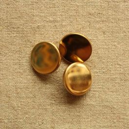Metal Blazer Button: 19mm: Gold - Fastenings - Haberdashery