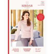 10085: Ladies Slash Neck Sweater