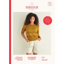 10239: Lace Panelled Top