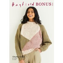 10345: Intarsia Colour Block Sweater