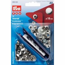Prym Non-Sew Press Fastener 'Anorak': 15mm