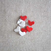 Flat Cockerel Button: 17mm