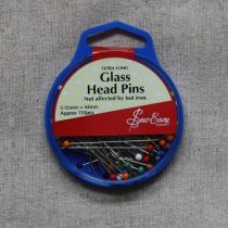Glass Head Pins: 44mm