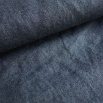 Washed Linen: Navy Blue | Dressmaking Fabric