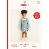 2533: Kids Long Rib Cardigan