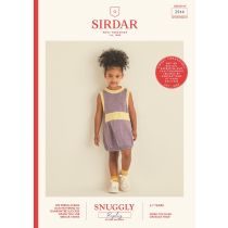 2544: Kids Cable Sweater Dress