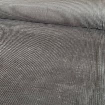 Cotton 4.5 Wale Washed Corduroy: Grey