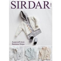 5185: Raglan Cardigans with Collar or Hood