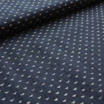 Indigos: Triangle | Sevenberry Nara Homespun Indigos | Cotton Fabric