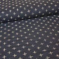 Indigos: Crosses | Sevenberry Nara Homespun Indigos | Cotton Fabric