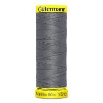 Gutermann Maraflex: 496 Charcoal Grey | 150m | Elastic Sewing Thread