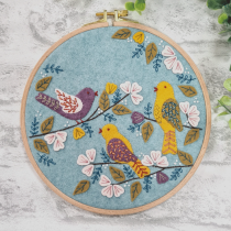 Dawn Chorus Applique Hoop Kit