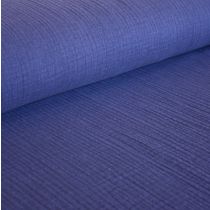 Double Gauze: True Navy