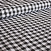 Yarn Dyed Cotton Gingham: Black