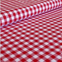 Yarn Dyed Cotton Gingham: Red